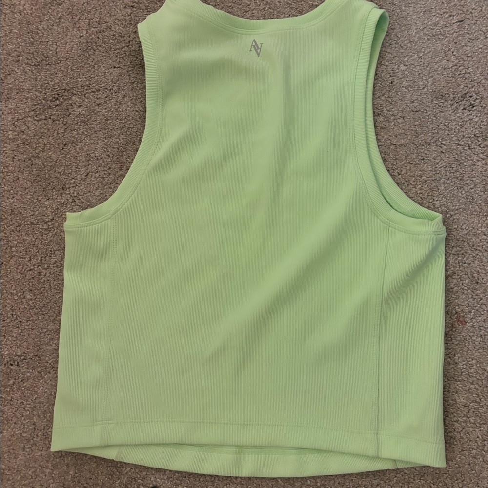 Lime green bandier all access workout tank
